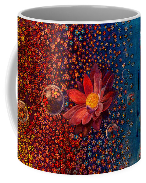 Rain Coffee Mug featuring the painting Showers to Flowers by Mindy Huntress
