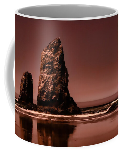 Needle Coffee Mug featuring the photograph Siblings to the Left by Monte Arnold