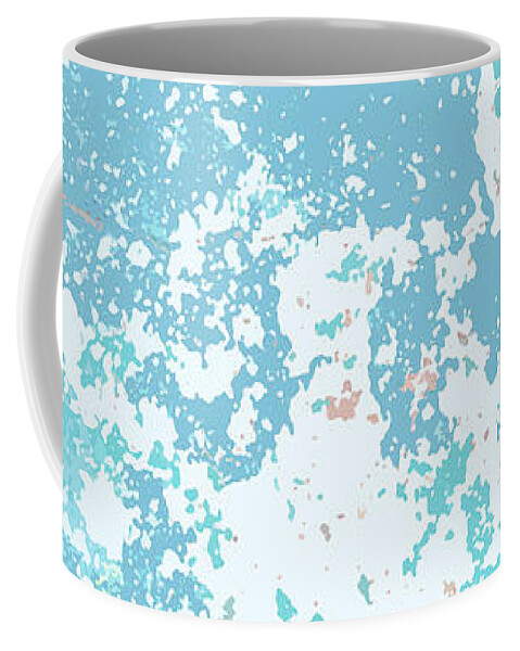 Abstract Coffee Mug featuring the photograph Sidewalk Abstract-9 by Art Block Collections