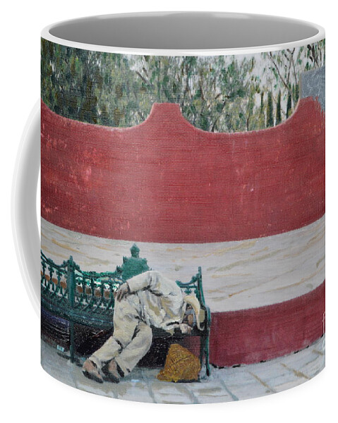 Siesta Coffee Mug featuring the photograph Siesta by Brian Boyle