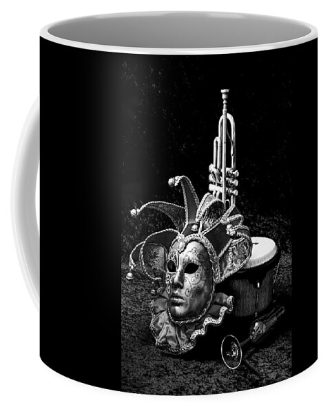 Mask Coffee Mug featuring the photograph Silent Night in Venice by Elf EVANS