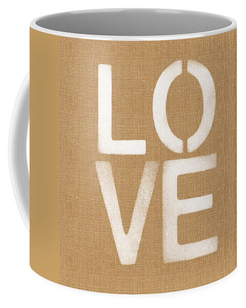 Love Coffee Mug featuring the painting Simple Love by Linda Woods