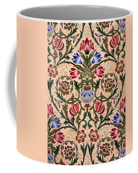 Singe Stem Coffee Mug featuring the drawing Single Stem Wallpaper Design, 1905 by John Henry Dearle