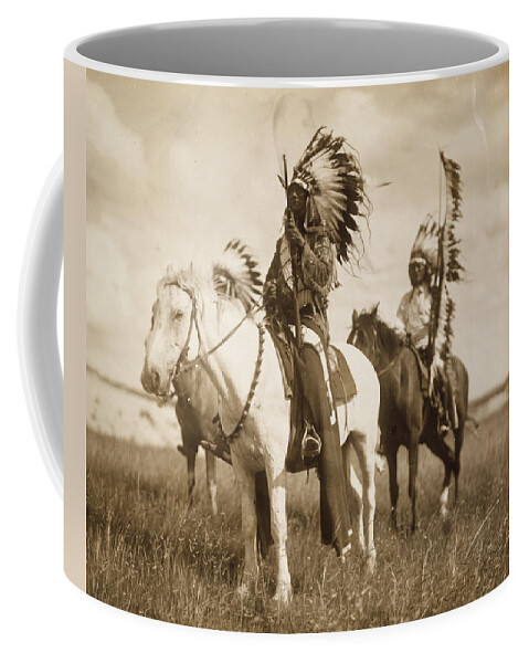 Indians Coffee Mug featuring the photograph Sioux Chiefs by Unknown