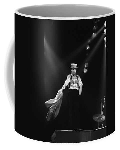 Elton John Coffee Mug featuring the photograph Sir Elton John by Dragan Kudjerski