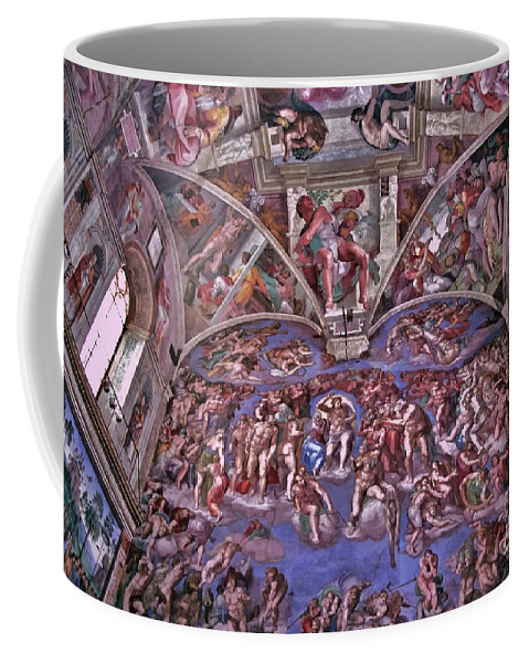 Vatican Coffee Mug featuring the photograph Sistine Chapel by Allen Beatty