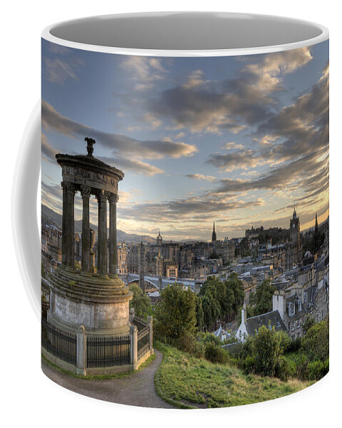 Edinburgh Coffee Mug featuring the photograph Skyline of Edinburgh Scotland by Michalakis Ppalis