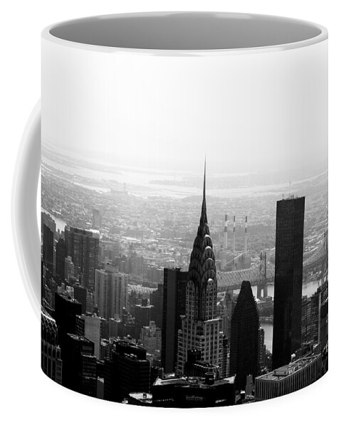 New York Coffee Mug featuring the photograph Skyscraper by Linda Woods