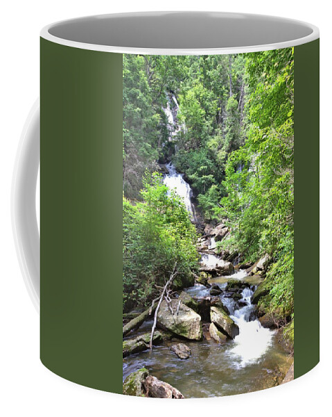 8805 Coffee Mug featuring the photograph Smith Creek Downstream of Anna Ruby Falls - 3 by Gordon Elwell