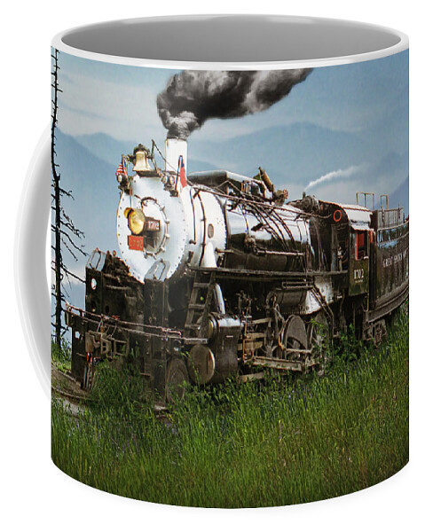 Smokey Mountain Railway Steam Locomotive Coffee Mug featuring the photograph Smoky Mountain Railway Steam Locomotive by Randall Nyhof
