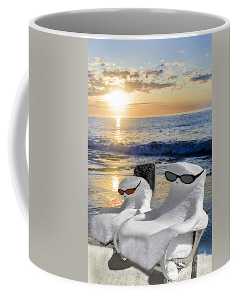 Florida Coffee Mug featuring the photograph Snow Bird Vacation by Gary Keesler