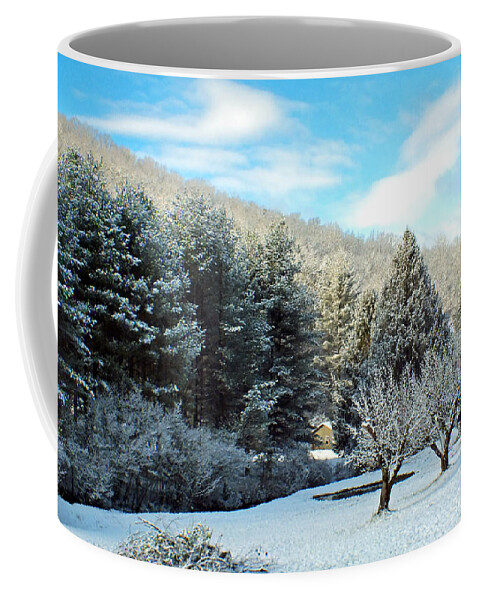 Landscapes Coffee Mug featuring the photograph Snow in the Valley by Duane McCullough