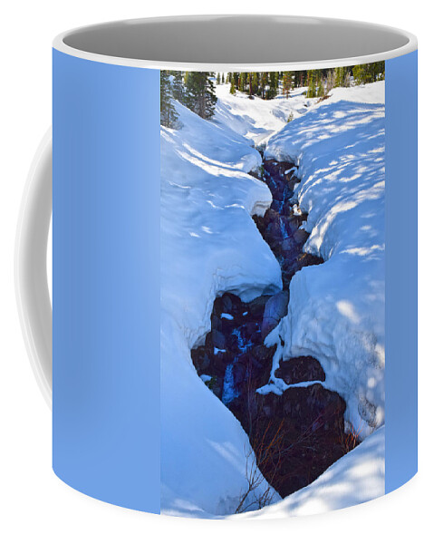 Snow Melt Coffee Mug featuring the photograph Snow Melt by Frank Wilson