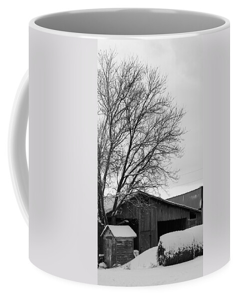 Snow Coffee Mug featuring the photograph Snow Scene by Holden The Moment