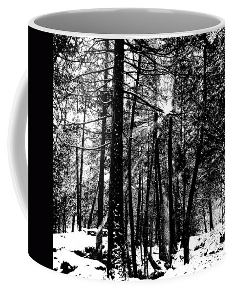 Rockwood Coffee Mug featuring the photograph Snow Shower by Debbie Oppermann