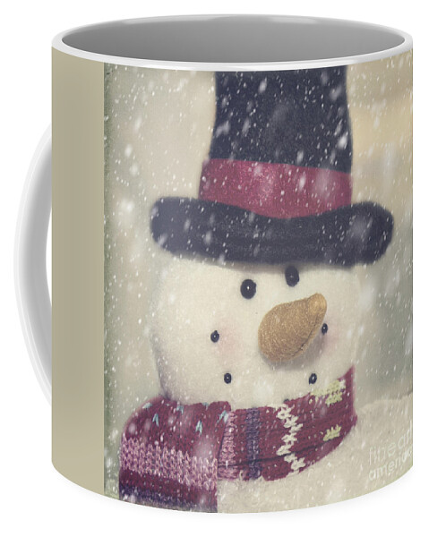 Snowman Coffee Mug featuring the photograph Snowman by Pam Holdsworth