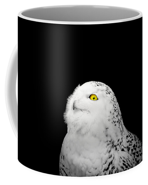 Animal Coffee Mug featuring the photograph Snowy Owl by Peter Lakomy