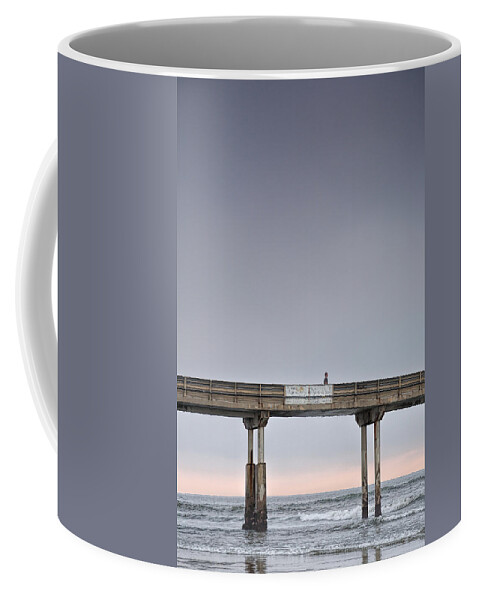 Beach Coffee Mug featuring the photograph Solitary by Peter Tellone