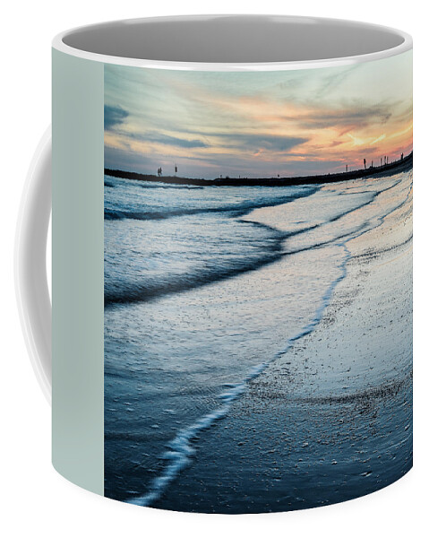 Galveston Coffee Mug featuring the photograph Some wave action by Silvio Ligutti