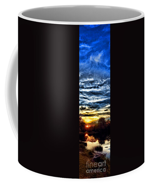 Sunset Coffee Mug featuring the photograph Somewhere on Earth by Olivier Le Queinec