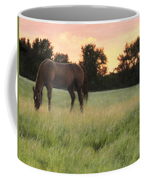 Horse Coffee Mug featuring the painting Sorrel Beauty by Tammy Taylor