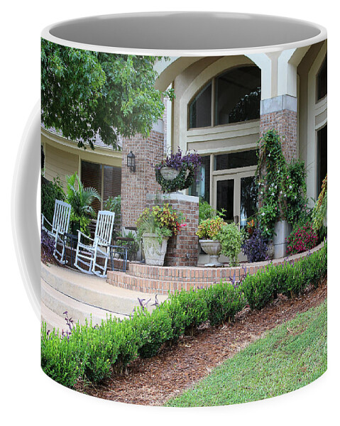 Porch Coffee Mug featuring the photograph Southern Hospitality by Ella Kaye Dickey