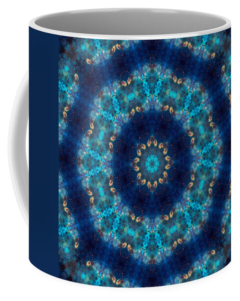 Abstract Coffee Mug featuring the photograph Space Kaleidoscope by Pete Trenholm