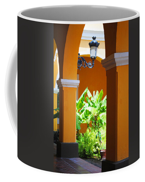 Traditional Coffee Mug featuring the photograph Spanish Court by George D Gordon III