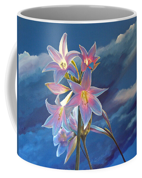 Botanical Coffee Mug featuring the painting Spellbound by Hunter Jay