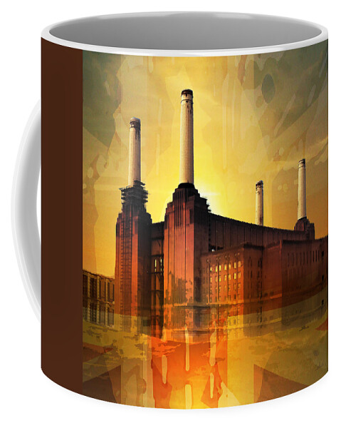 Battersea Coffee Mug featuring the photograph Splattersea Square 2014 by Big Fat Arts