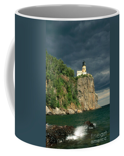 Lighthouse Coffee Mug featuring the photograph Split Rock Lighthouse, Mn by Bruce Roberts