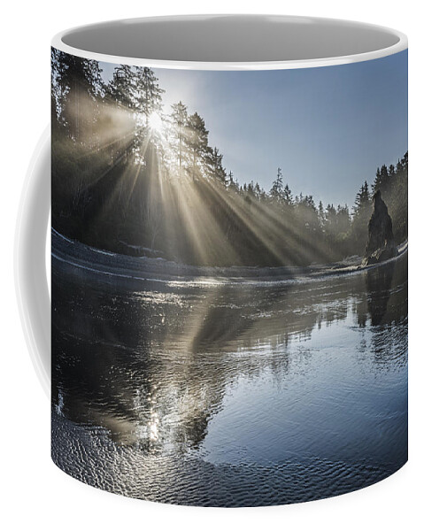 Art Coffee Mug featuring the photograph Spoon of Morning Light by Jon Glaser