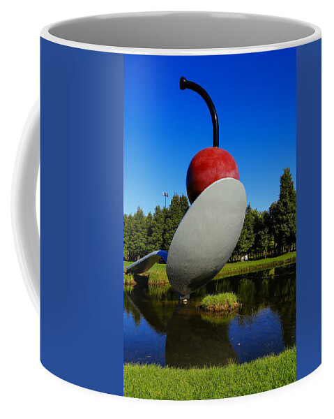 Spoonbridge And Cherry Coffee Mug featuring the photograph Spoonbridge and Cherry by Rachel Cohen