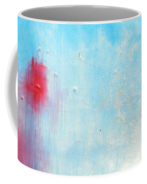 Abstract Painting Coffee Mug featuring the painting Spot by Jeff Barrett