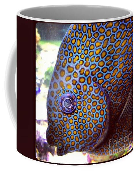 Fish Coffee Mug featuring the photograph Spots by Denise Railey