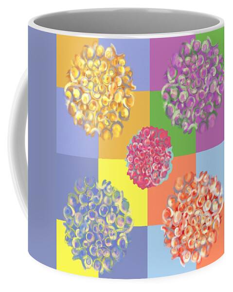 Abstract Coffee Mug featuring the digital art Spreeze by Christine Fournier
