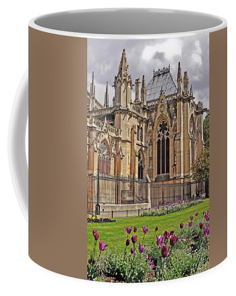 Landmark Coffee Mug featuring the photograph Spring and Notre Dame in Paris by Elvis Vaughn