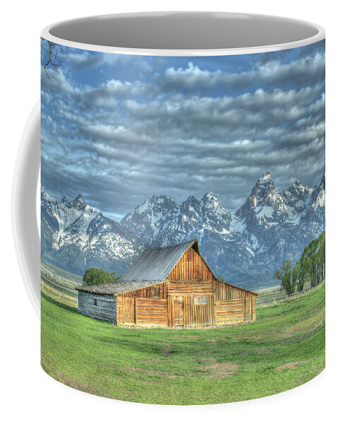 Moulton Barn Coffee Mug featuring the photograph Spring Barn by David Armstrong
