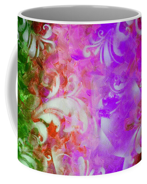 Wispy Coffee Mug featuring the painting Springtime by Jan Marvin by Jan Marvin