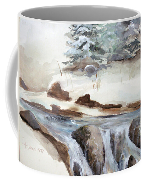 Rick Huotari Coffee Mug featuring the painting Springtime by Rick Huotari