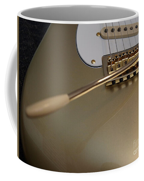 Sixty Coffee Mug featuring the photograph Squier Stratocastor Guitar - 2 by Vivian Martin