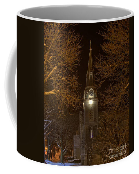 Church Coffee Mug featuring the photograph St. James Episcopal Church Steeple by Rod Best