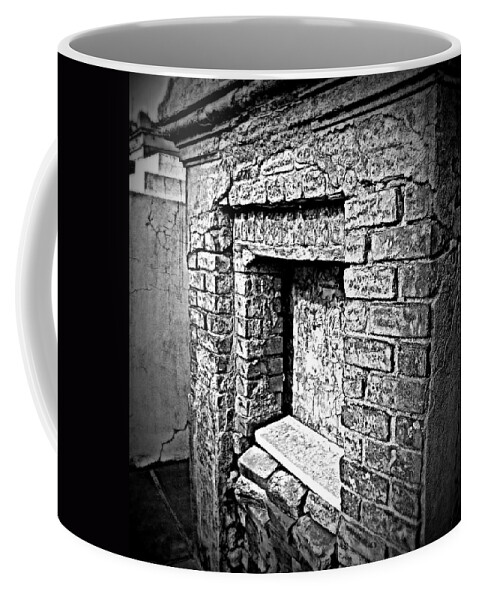 St Louis Cemetery No 1 Coffee Mug featuring the photograph St Louis Cemetery No 1 b/w by Beth Vincent