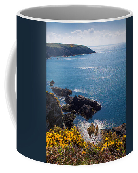 Birth Place Coffee Mug featuring the photograph St Non's Bay Pembrokeshire by Mark Llewellyn