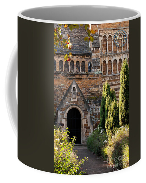 Old Coffee Mug featuring the photograph St Peter's Church Entry 01 by Rick Piper Photography