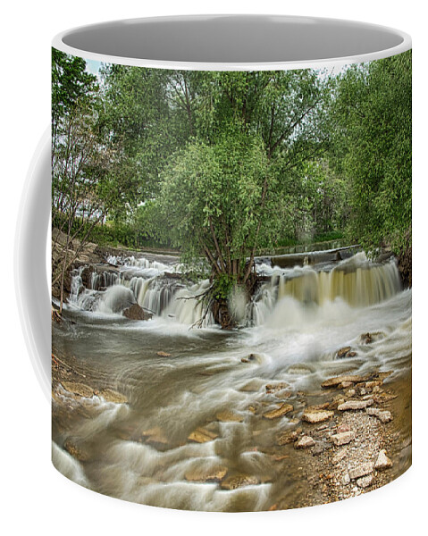Waterfall Coffee Mug featuring the photograph St Vrain Waterfall by James BO Insogna