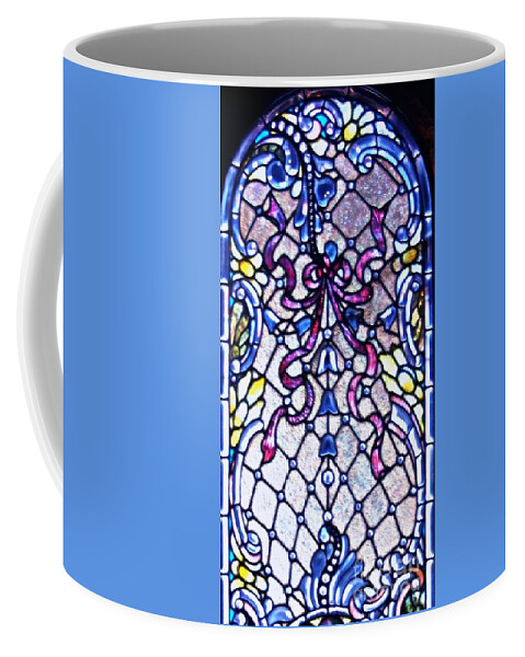 Stained Coffee Mug featuring the photograph Stained Glass Window by Kathleen Struckle