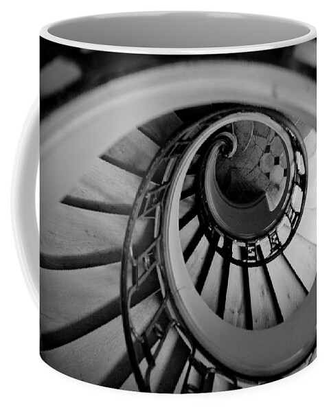 B&w Coffee Mug featuring the photograph Staircase by Sebastian Musial