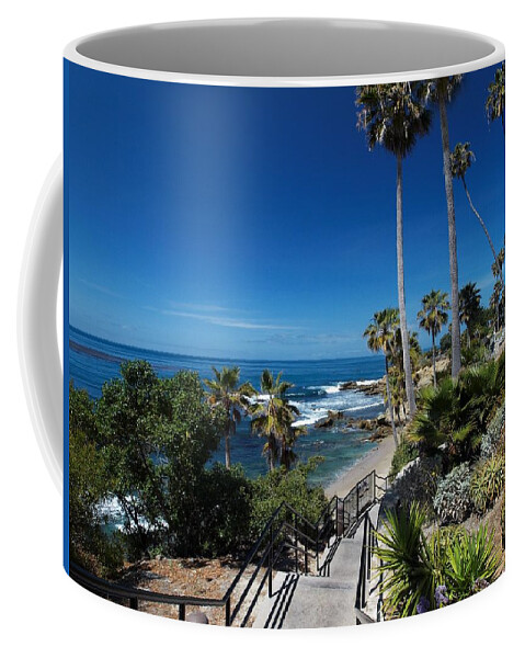 Beach Coffee Mug featuring the photograph Stairway to Heaven by Steve Ondrus