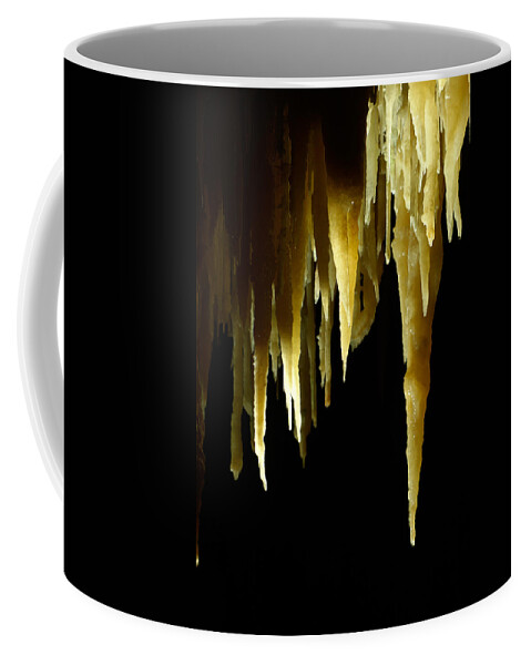 Calcite Formation Coffee Mug featuring the photograph Stalactites, Castellana Caves, Italy by Francesco Tomasinelli